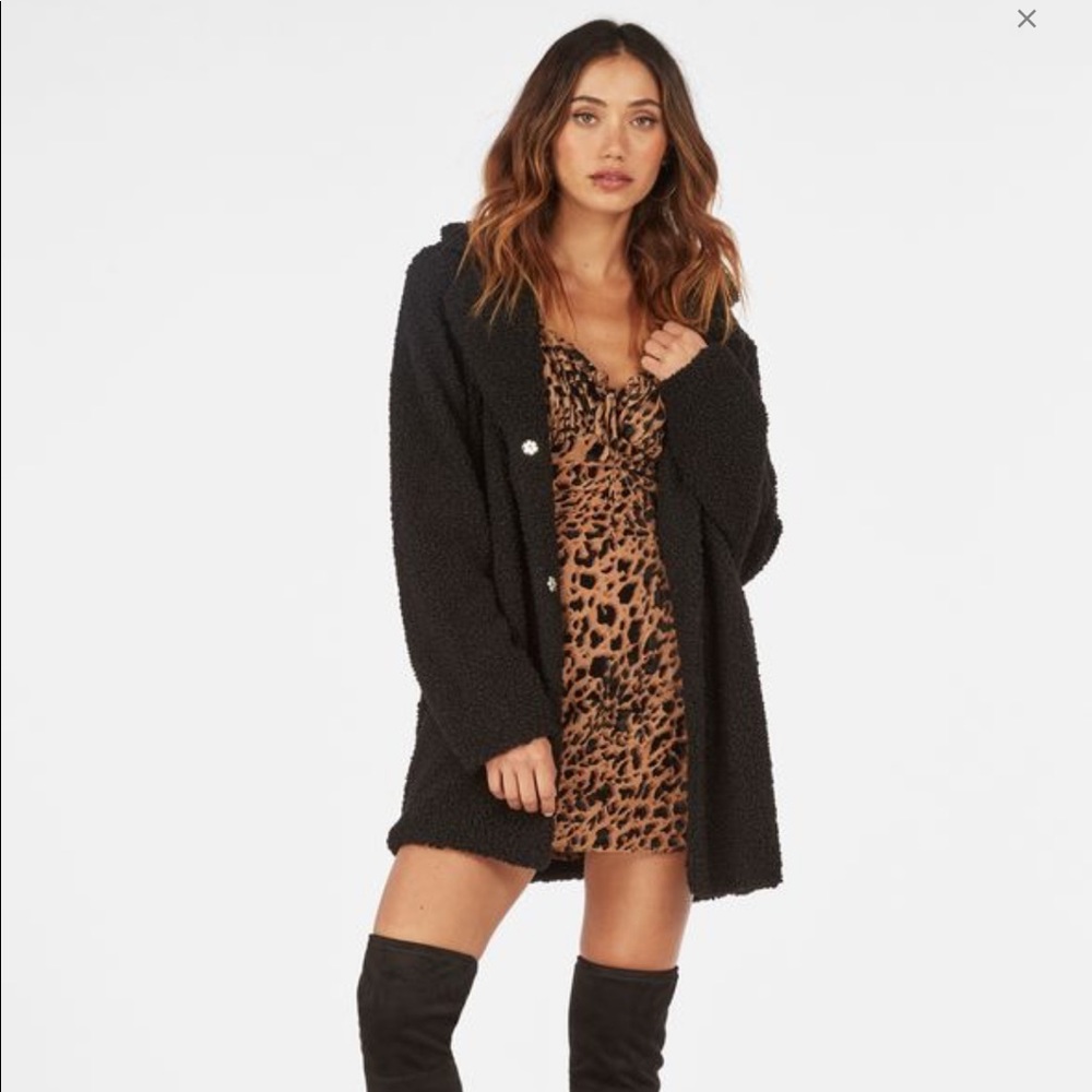 Long Teddy Fur Jacket